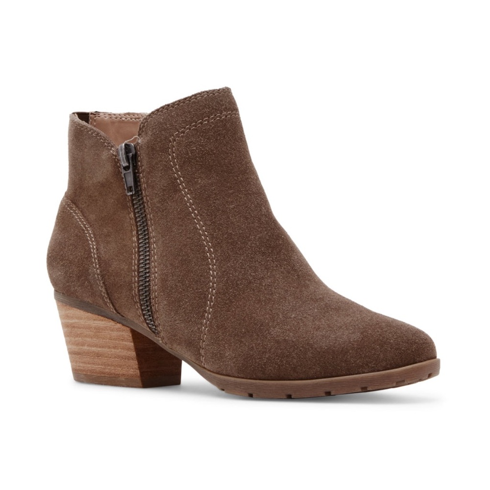 Blondo Victoria Java Suede ankle boots